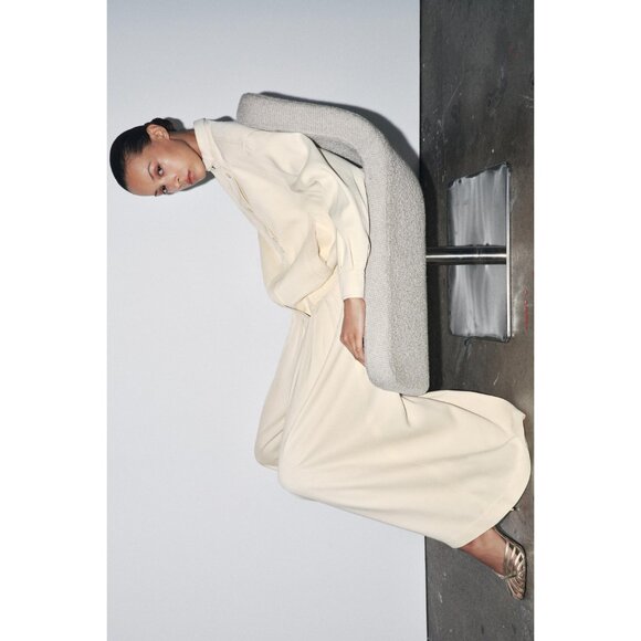 ZARA ZW COLLECTION PLEATED TROUSERS - Picture 3 of 4